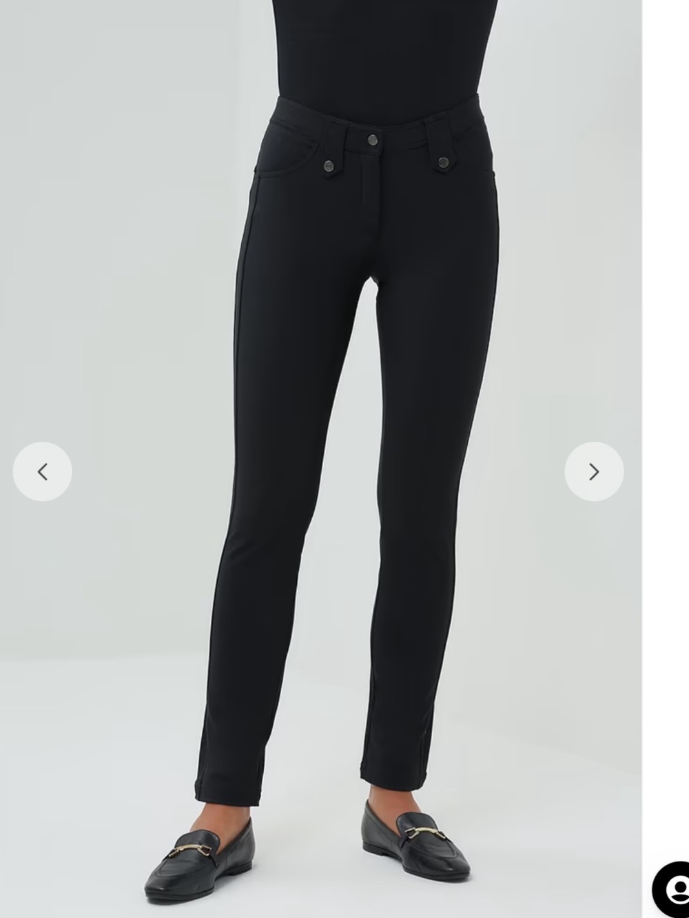 Anatomie Black Slim Stretch Pants